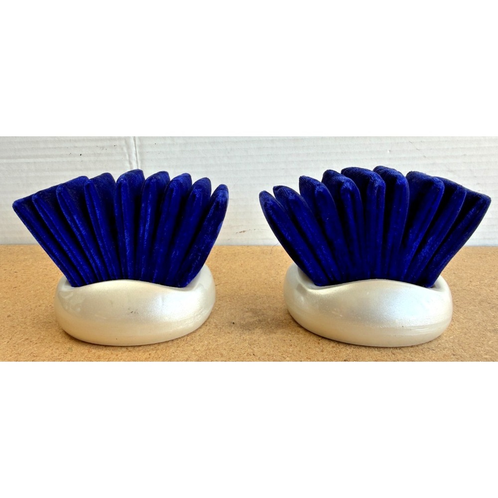 Pylones Paris Design Vincent Demeaux BLUE CD Holder Velvet‎ Rack Novelty